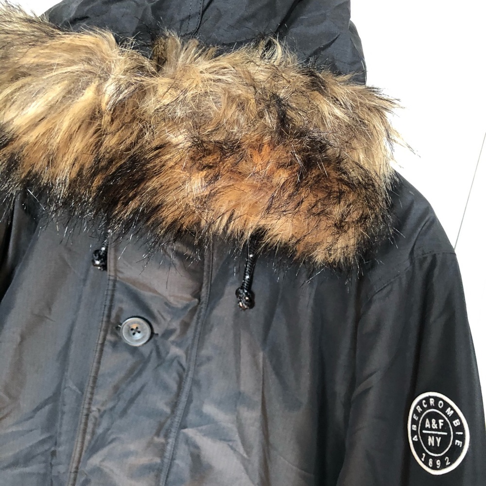 Abercrombie Winter Jacket, Faux Fur Hood.